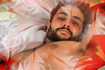 Fotografía de arte - joung muscle bear photos - erotic male studio photography
